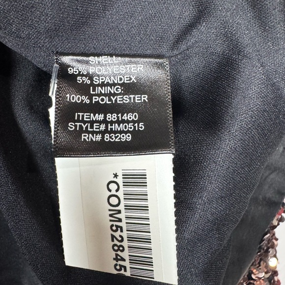 Antthony Women's Black Velvet Copper Sequin Jacket Size 1X - Picture 15 of 15